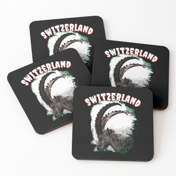 Item preview, Switzerland Alpine ibex Schweiz the Alps designed and sold by Swissstore.