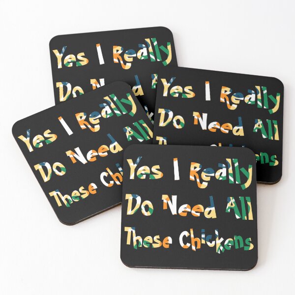 Item preview, Yes I Really Do Need All These Chickens designed and sold by stalin-LB.