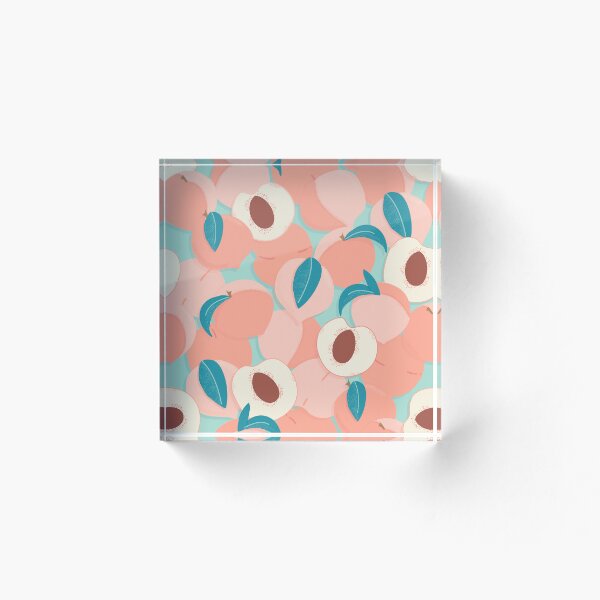 Item preview, Patrón de duraznos frescos designed and sold by EvalilyBoutique.