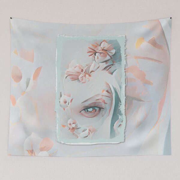 Item preview, Abstract Strange Flowers designed and sold by tabemisa.
