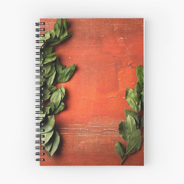 Item preview, Branches of laurel bay leaves on red designed and sold by dariazu.