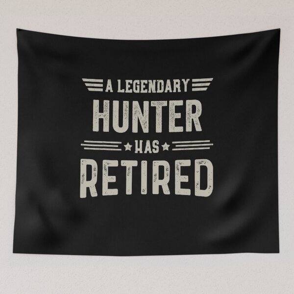 Item preview, The Legendary hunter Has Retired T Shirt, hunter Retirement Party Gift, Legend, Retiring Birthday Christmas Gift designed and sold by xlnv.