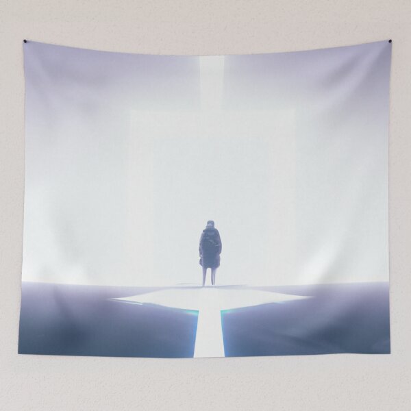 Item preview, Standing Alone in Rich White Sky High Space designed and sold by Parag's Travel Shop.