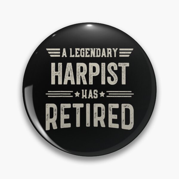 Item preview, The Legendary harpist Has Retired T Shirt, harpist Retirement Party Gift, Legend, Retiring Birthday Christmas Gift designed and sold by xlnv.