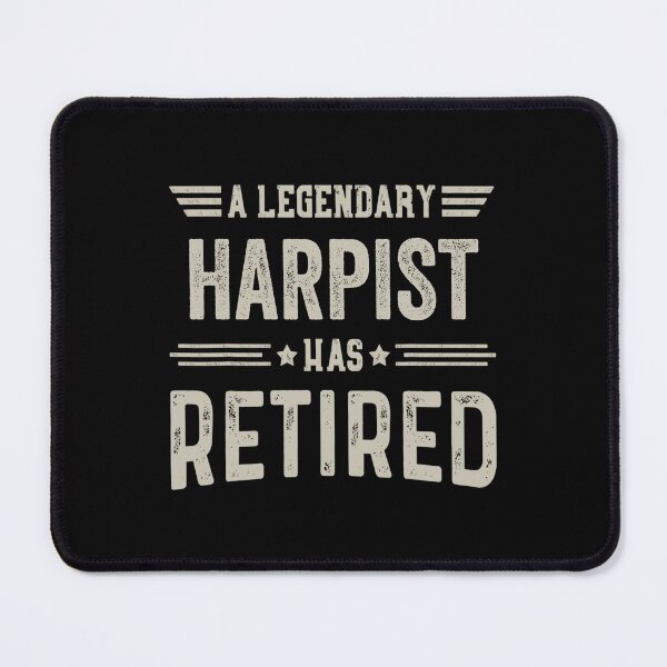 Item preview, The Legendary harpist Has Retired T Shirt, harpist Retirement Party Gift, Legend, Retiring Birthday Christmas Gift designed and sold by xlnv.
