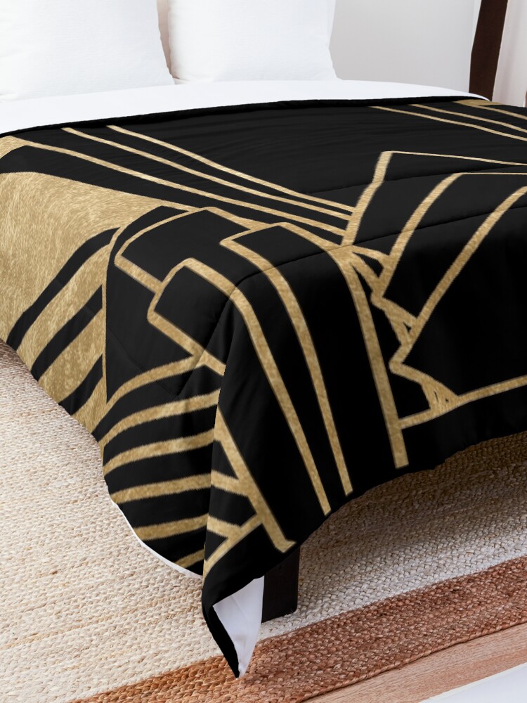 Alternate view of Art deco design Comforter