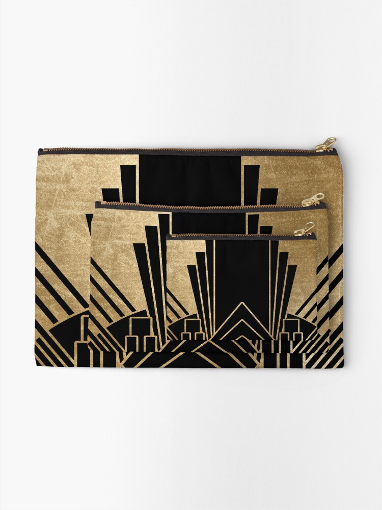 Alternate view of Art deco design Zipper Pouch