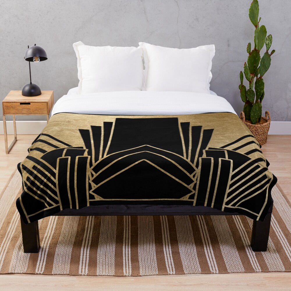 "Art deco design" Throw Blanket for Sale by peggieprints Redbubble