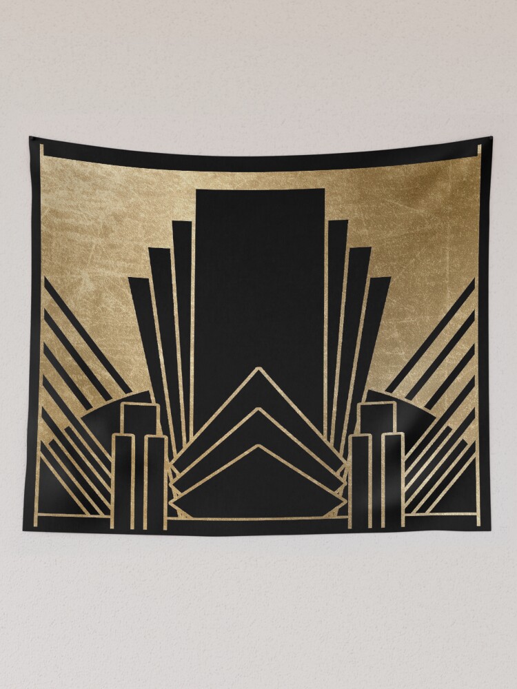 Thumbnail 2 of 3, Tapestry, Art deco design designed and sold by peggieprints.