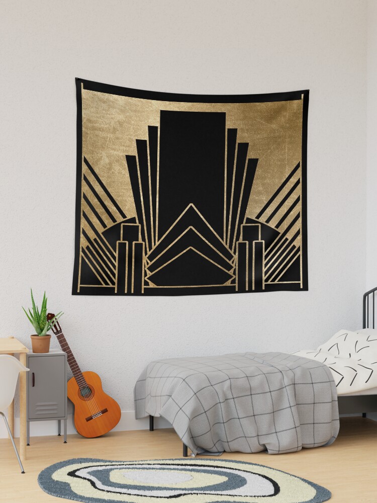 Thumbnail 1 of 3, Tapestry, Art deco design designed and sold by peggieprints.