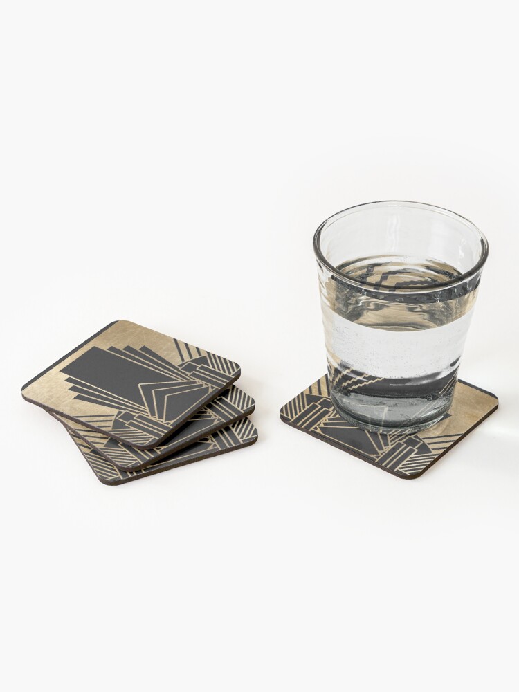 Alternate view of Art deco design Coasters (Set of 4)