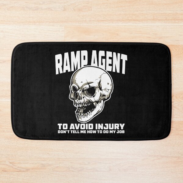 Item preview, Funny Ramp Agent Sarcastic Quote with Skull designed and sold by Ikaroots.