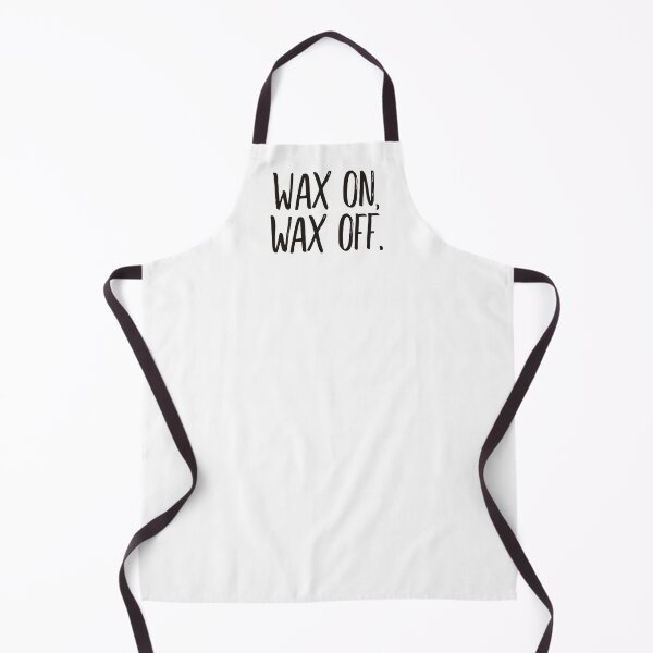 Item preview, Wax on, wax off (black) designed and sold by didijuca.