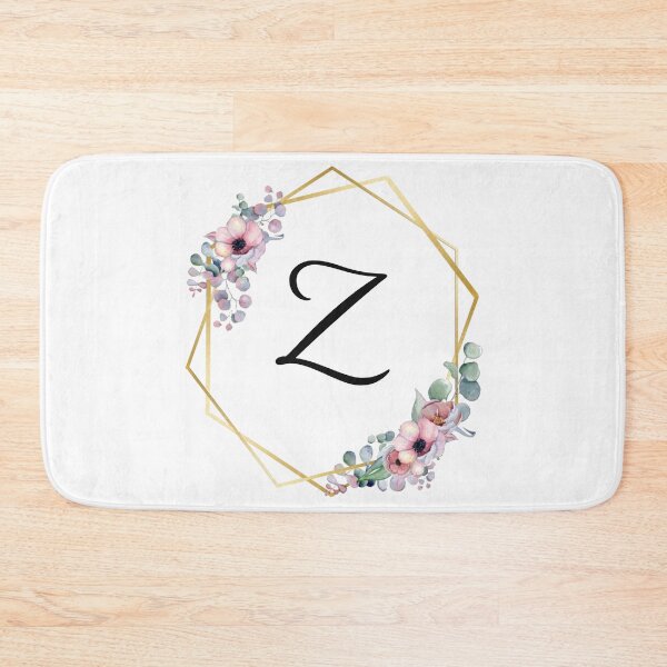 Item preview, Monogram Letter Z | Lilac Flowers with Golden Edges designed and sold by JustSeasons.
