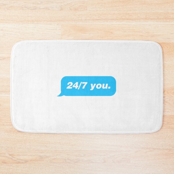 Item preview, 24/7 YOU BLUE STICKER designed and sold by SUDAHLAHDONN.
