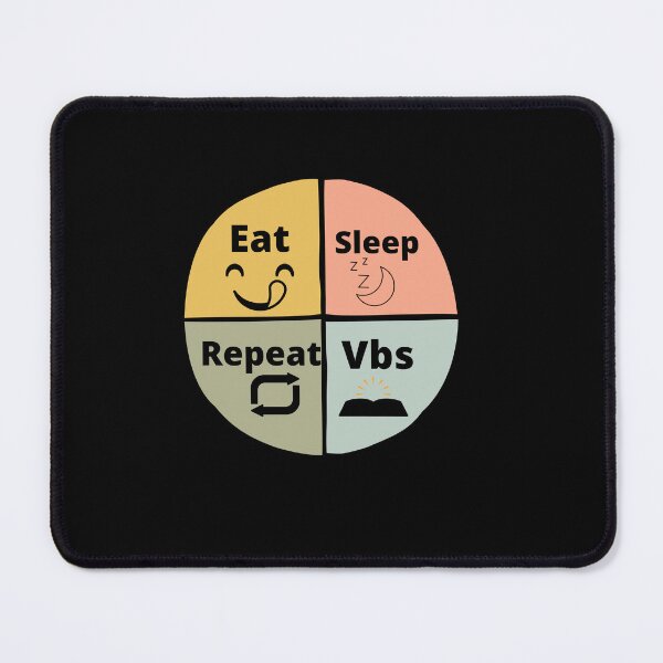 Item preview, Eat Sleep Vbs Repeat designed and sold by Artistusha.