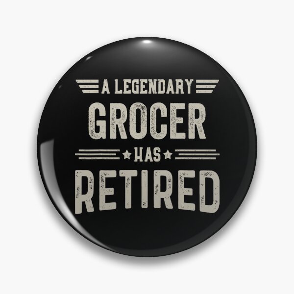 Item preview, The Legendary grocer Has Retired T Shirt, grocer Retirement Party Gift, Legend, Retiring Birthday Christmas Gift designed and sold by xlnv.