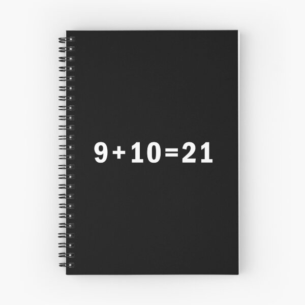 Item preview, 9+10=21 funny math meme designed and sold by Alicia-Lee.