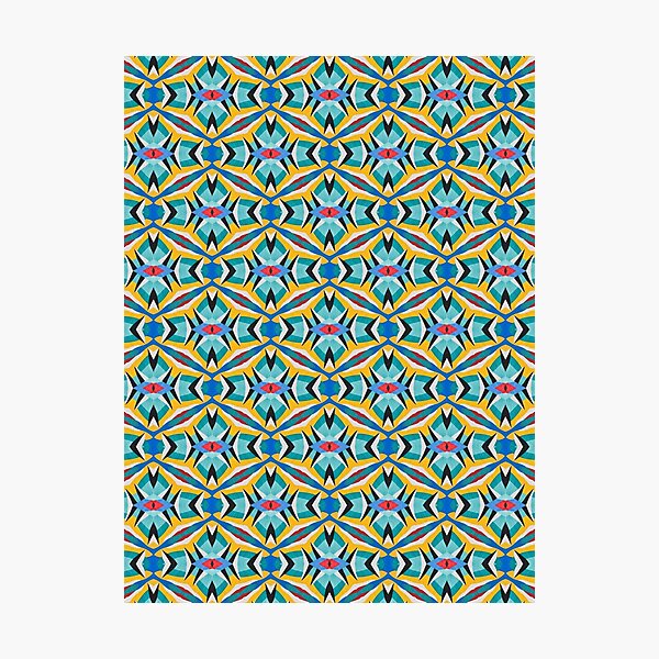 Item preview, Heartening and Audacious Sunshiny-Colored Regular Pattern 111 designed and sold by Shape-And-Color.
