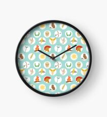 Greek Gods Mythology Repeat Pattern - Percy Jackson Inspired Clock
