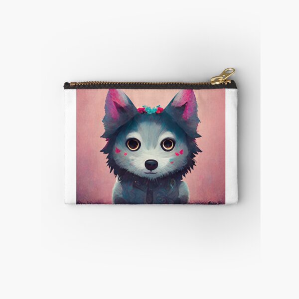 Item preview, Be Strong As A Wolf Cute Colorful Kawaii No Text designed and sold by MattsMultiverse.