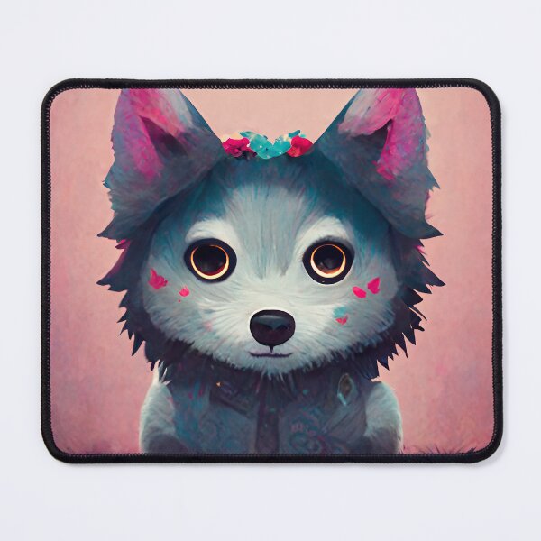 Item preview, Be Strong As A Wolf Cute Colorful Kawaii No Text designed and sold by MattsMultiverse.