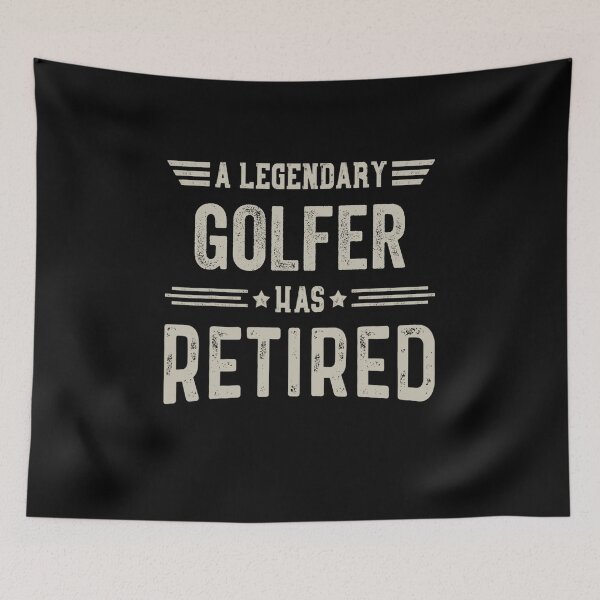 Item preview, The Legendary golfer Has Retired T Shirt, golfer Retirement Party Gift, Legend, Retiring Birthday Christmas Gift designed and sold by xlnv.
