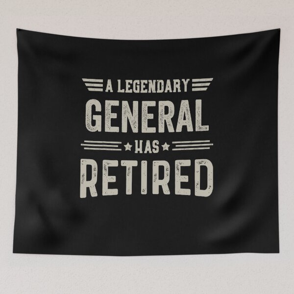 Item preview, The Legendary general Has Retired T Shirt, general Retirement Party Gift, Legend, Retiring Birthday Christmas Gift designed and sold by xlnv.