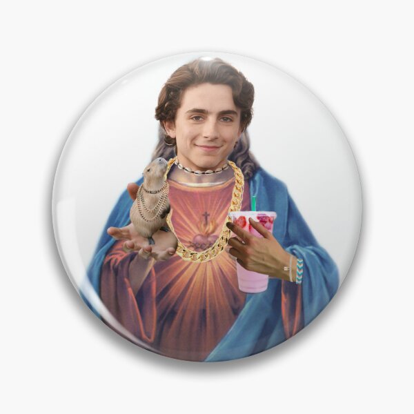 Item preview, Swaggy Timothée Chalamet Jesus Holding Capybara designed and sold by Typical-Turd.
