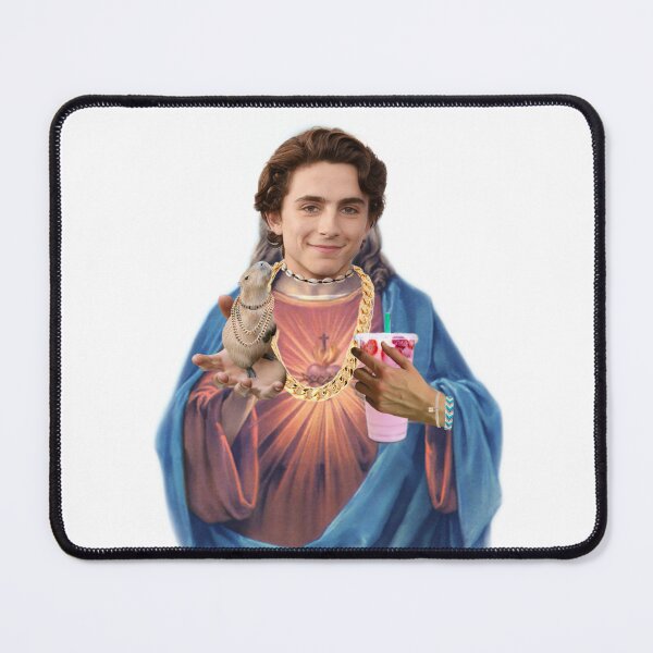 Item preview, Swaggy Timothée Chalamet Jesus Holding Capybara designed and sold by Typical-Turd.