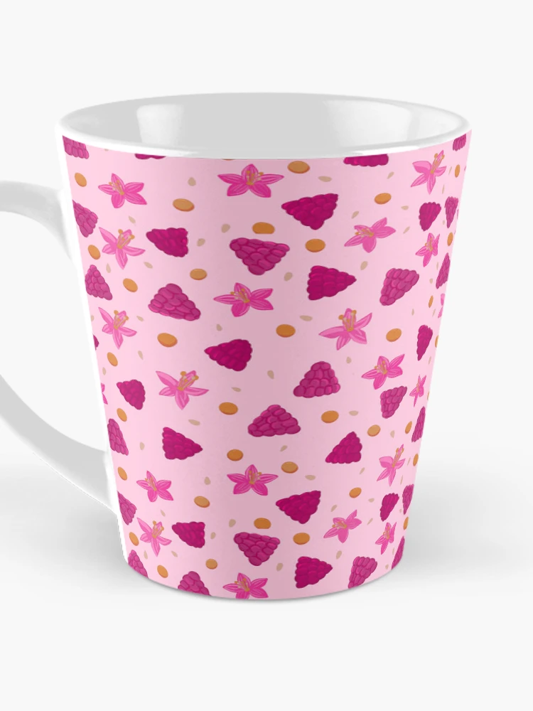 Thumbnail 3 of 4, Coffee Mug, Cute And Beautiful Raspberry Fruit - Raspberry seamless pattern designed and sold by Rainbow Designs.