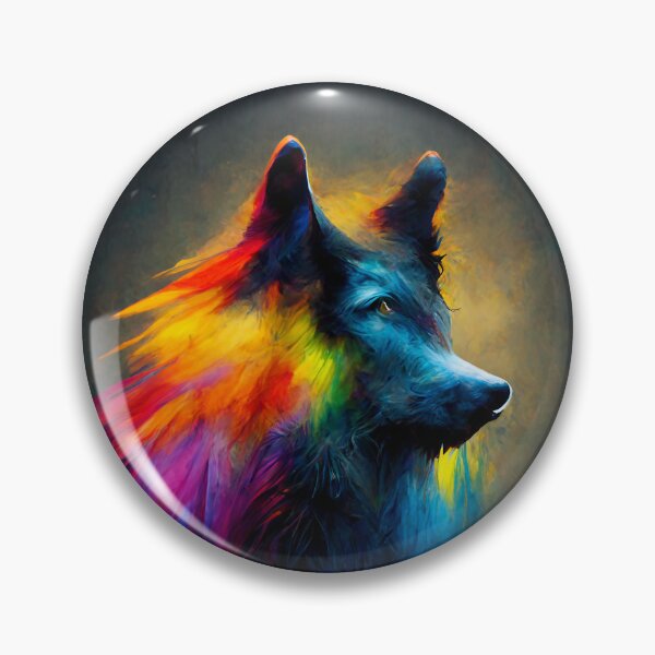 Item preview, Be Strong As A Wolf Colorful Photorealistic No Text designed and sold by MattsMultiverse.