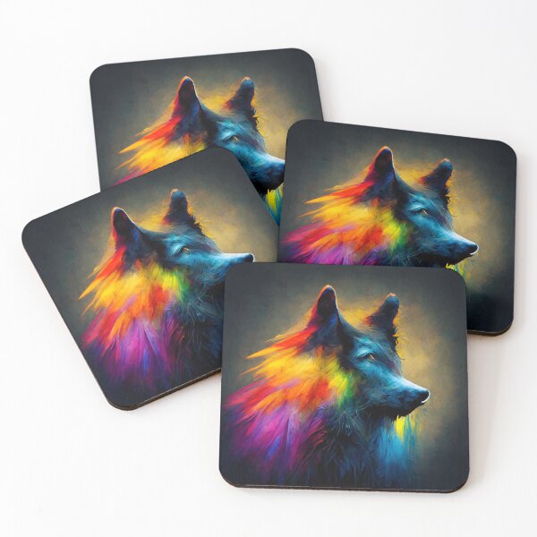 Item preview, Be Strong As A Wolf Colorful Photorealistic No Text designed and sold by MattsMultiverse.