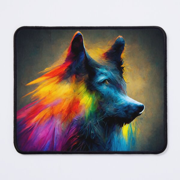 Item preview, Be Strong As A Wolf Colorful Photorealistic No Text designed and sold by MattsMultiverse.