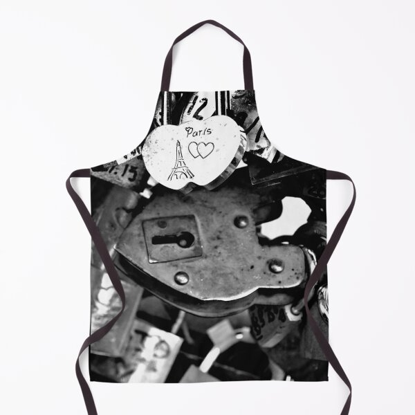 Item preview, Love locks Paris, black and white designed and sold by nikstol.