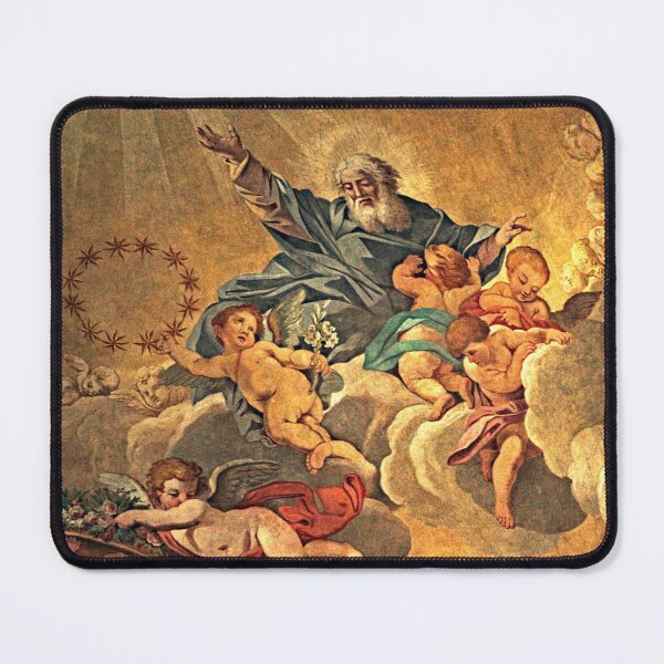 Item preview, God Angels Heaven Christian Antique Painting, Terni Cathedral, Italy designed and sold by worldways.