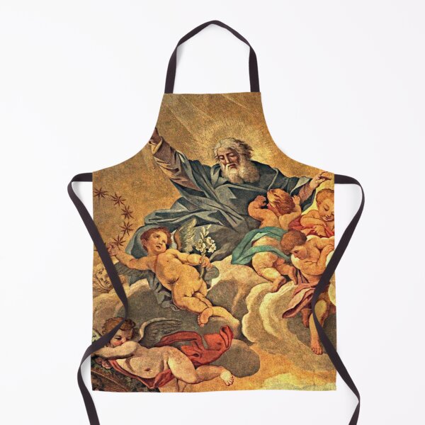 Aperçu de l'œuvre Dieu anges ciel peinture antique chrétienne, cathédrale de Terni, Italie créée et vendue par worldways.