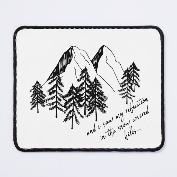 Item preview, and I saw my reflection in the snow covered hills designed and sold by pnkrose.