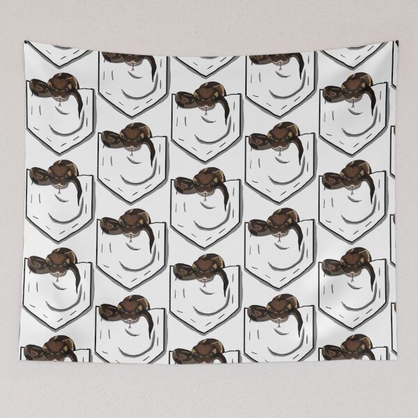 Item preview, Ball Python in Pocket   designed and sold by HeckinGoodVinyl.