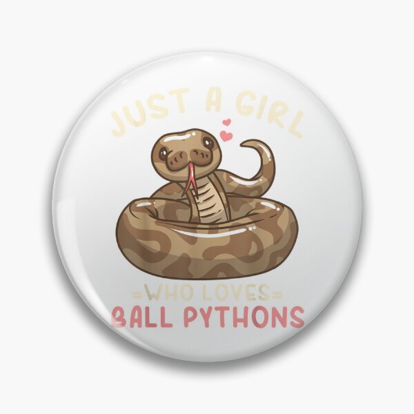 Item preview, Ball Python Just A Girl Who Loves Ball Pythons  Long Sleeve  designed and sold by HeckinGoodVinyl.