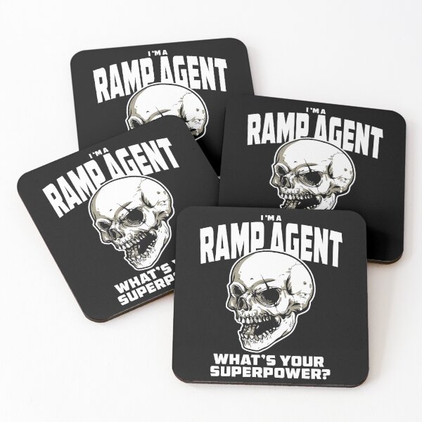 Item preview, Funny Ramp Agent Sarcastic Saying with Skull designed and sold by Ikaroots.