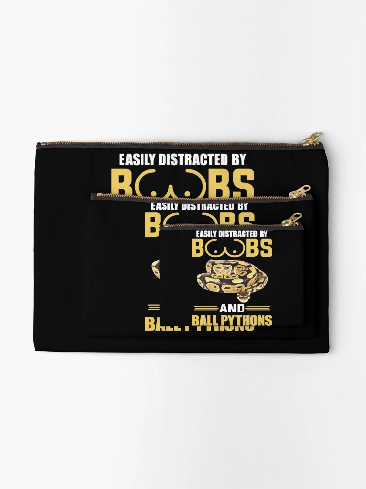 Thumbnail 2 of 4, Zipper Pouch, Ball python lovers designed and sold by HeckinGoodVinyl.