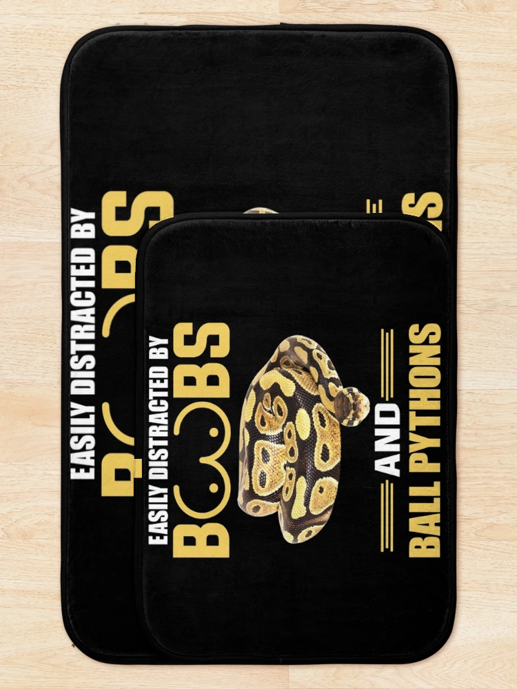 Thumbnail 5 of 6, Bath Mat, Ball python lovers designed and sold by HeckinGoodVinyl.