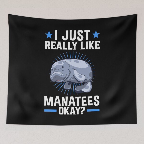 Item preview, I like manatees marine mammals manatee designed and sold by madgrfx.