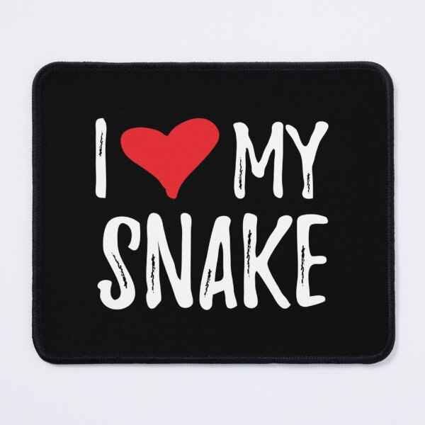 Item preview, I Love My Snake   designed and sold by HeckinGoodVinyl.