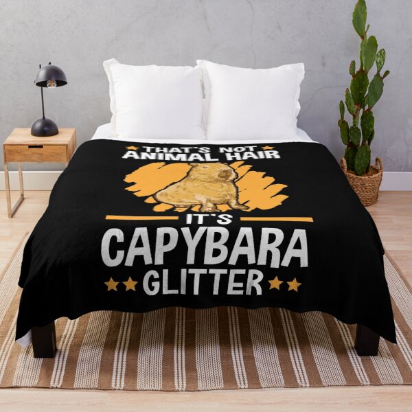 Item preview, Capybara Glitter South American Capybara designed and sold by madgrfx.