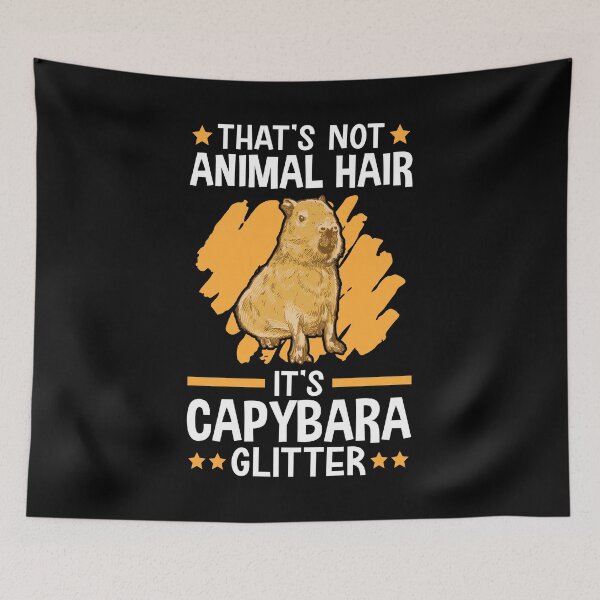 Item preview, Capybara Glitter South American Capybara designed and sold by madgrfx.