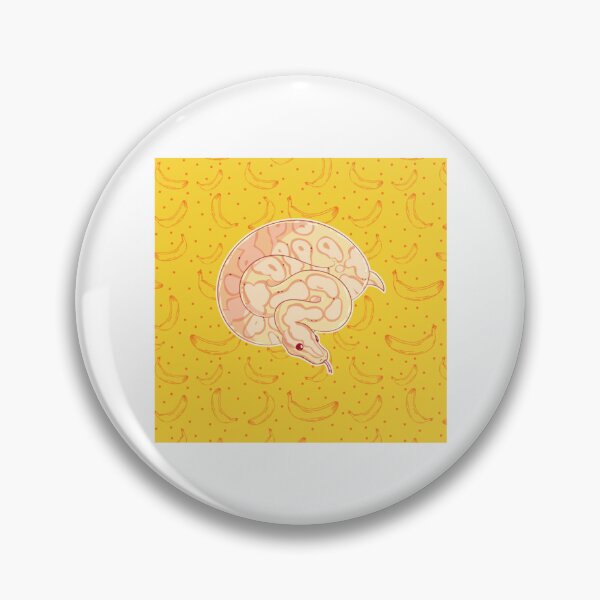 Item preview, Banana Ball Python       designed and sold by HeckinGoodVinyl.