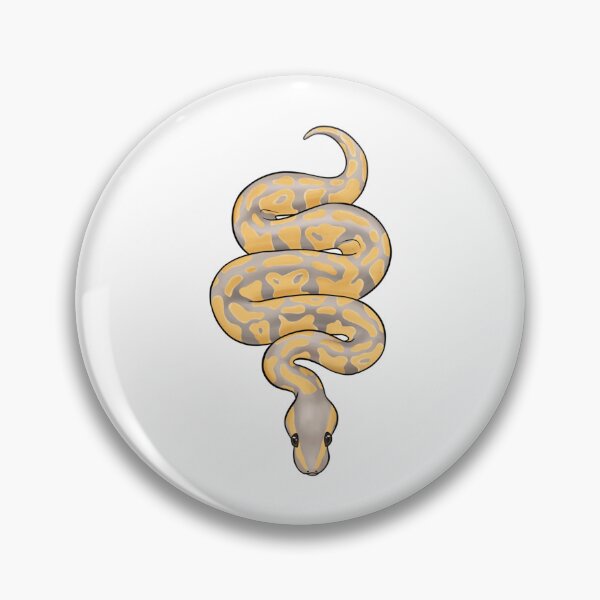 Item preview, Banana Ball Python     designed and sold by HeckinGoodVinyl.