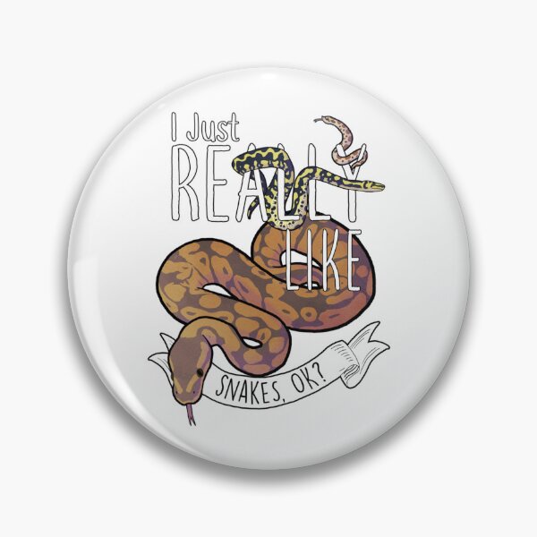 Item preview, I Just Really Like Snakes, OK   designed and sold by HeckinGoodVinyl.
